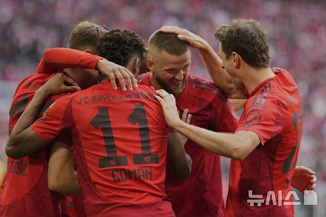 [뮌헨=AP/뉴시스] 독일 프로축구 분데스리가의 바이에른 뮌헨. 2025. 4. 26.