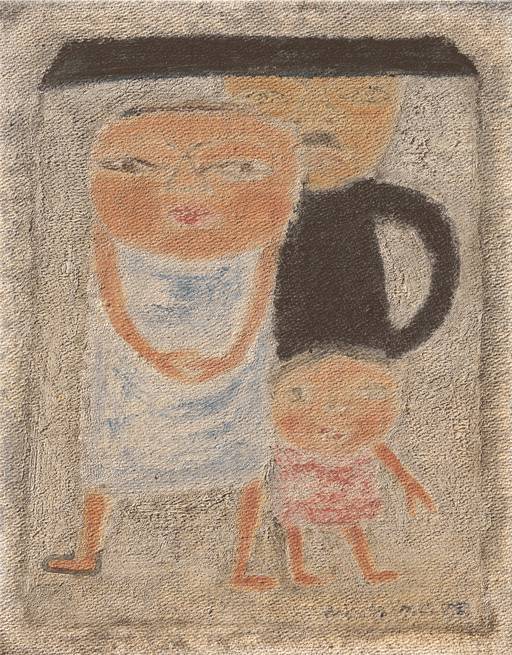 ‘가족’(17.5×14cm, 1978)