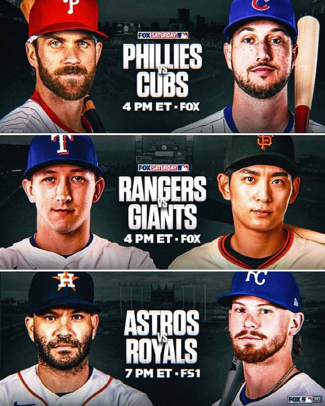 이정후(2번째 줄 오른쪽)가 폭스스포츠를 통해 중계될 텍사스전의 구단 대표 선수로 소개됐다. /사진=MLB 공식 SNS