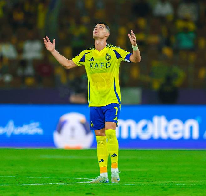 크리스티아누 호날두. /사진=알 나사르 공식 SNS 갈무리