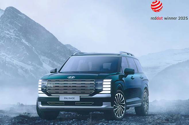 현대차 팰리세이드 2025 레드 닷 어워드 본상