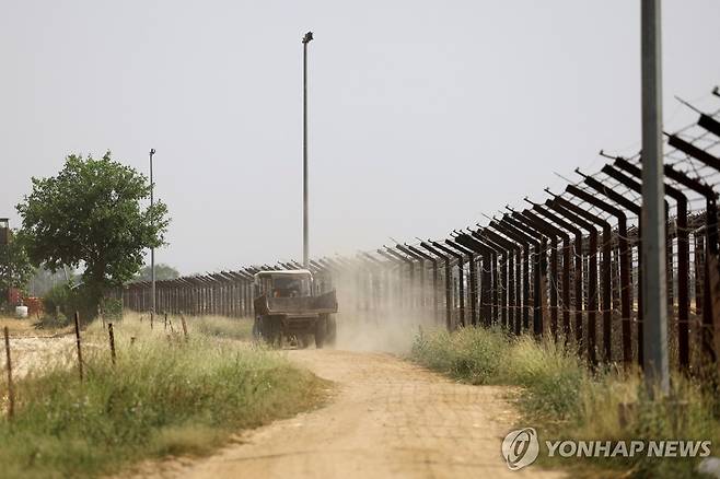 인도-파키스탄 국경 [로이터 연합뉴스 자료사진. 재배포 및 판매 금지]
