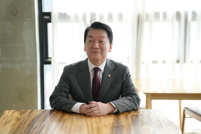 국민의힘 대선 경선에 도전한 안철수 후보. 한국지방신문협회 공동취재단