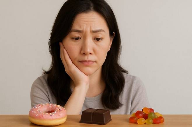 주름이 걱정이라면 평소 달고 짠 음식을 자주 먹진 않는지 점검해볼 필요가 있다. [사진=AI 이용해 생성]