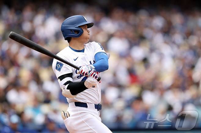 오타니 쇼헤이가 2경기 연속 멀티히트를 기록했다. ⓒ AFP=뉴스1