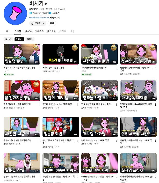 사진=‘비치키’ 유튜브 영상 캡처.