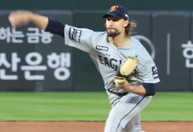 한화 이글스 라이언 와이스. 연합뉴스
