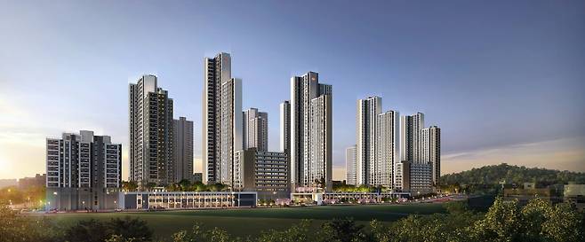 서울 성북구 장위9구역 공공재개발 투시도   [DL이앤씨 제공]