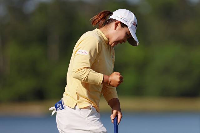 상금랭킹 1위에 나선 사이고 마오. 사진 제공=AFP연합뉴스