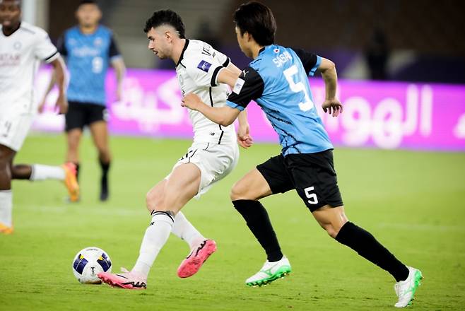 가와사키-알 사드 경기 장면. /사진=알 사드 공식 SNS 갈무리