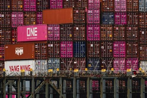 미국 뉴저지항의 컨테이너들  [AP 연합뉴스 자료사진. 재판매 및 DB 금지]