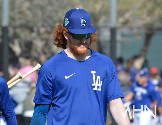 (29일 경기에 선발로 등판한 다저스 투수 더스틴 메이)