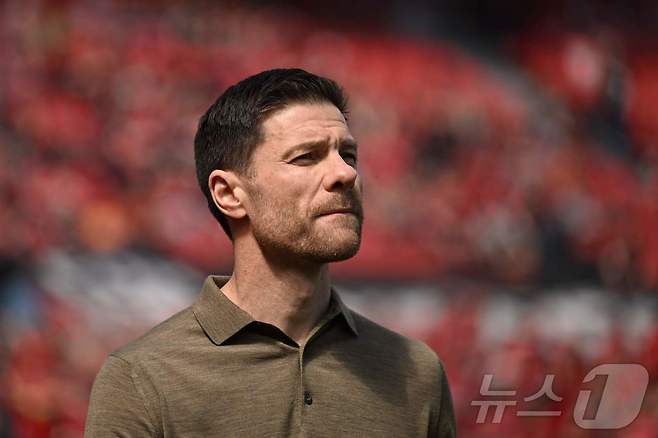 레버쿠젠의 사비 알론소 감독. ⓒ AFP=뉴스1