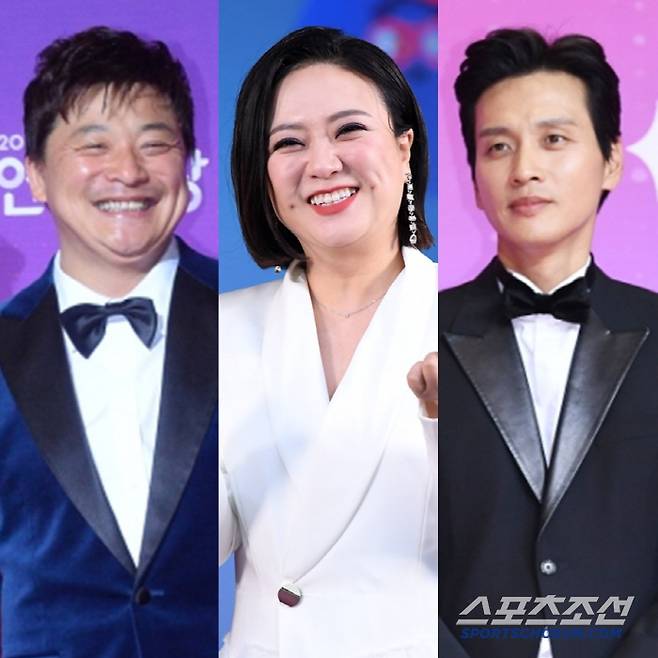 윤정수, 김숙, 구본승(왼쪽부터). 스포츠조선DB