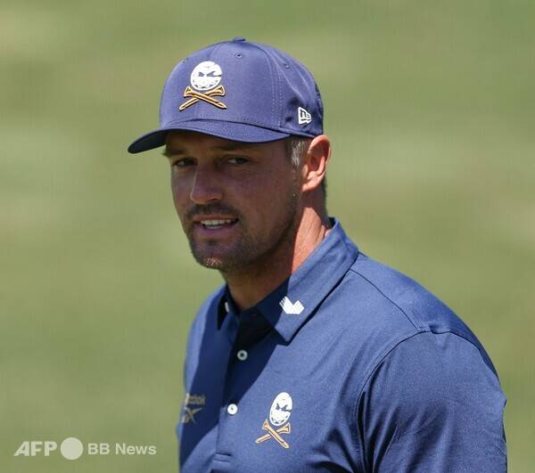 존 람, 브룩스 켑카, 장유빈 선수 등과 2025년 LIV 골프 코리아 대회에 출전하는 브라이슨 디섐보. 사진제공=ⓒAFPBBNews = News1