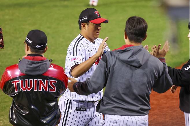 3월 27일 잠실 한화전에 등판한 송승기. LG 제공