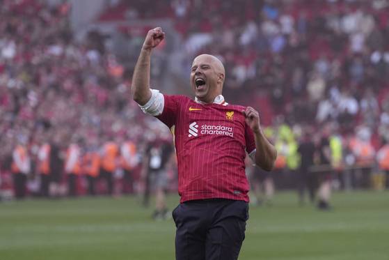 아르네 슬롯 리버풀 감독. [AP=연합뉴스]