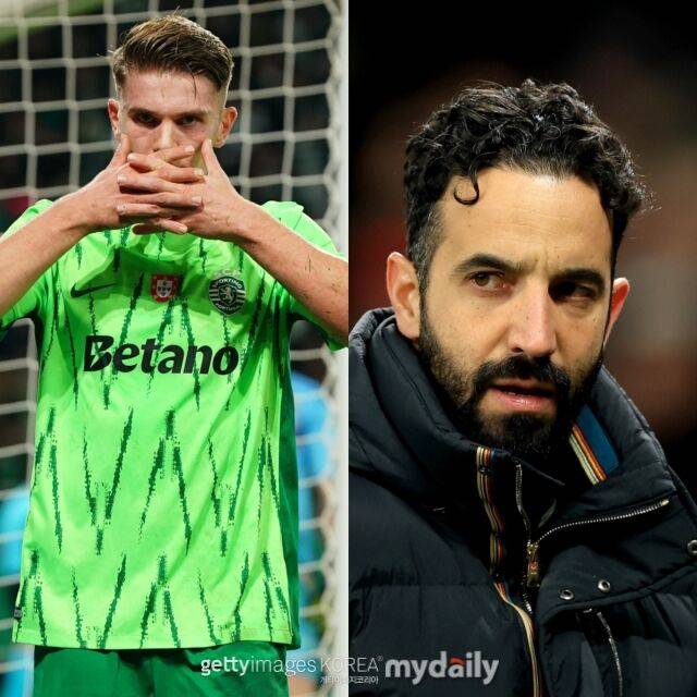 빅토르 요케레스, 루벤 아모림 감독./게티이미지코리아