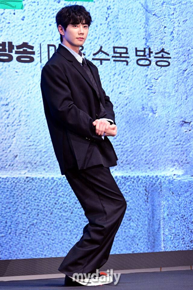 2025년 4월 29일 오후 서울 구로구 더세인트에서 진행된 KBS2 새 수목드라마 '24시 헬스클럽' 제작발표회에서 이준영이 포즈를 취하고 있다. / 곽경훈 기자 kphoto@mydaily.co.kr