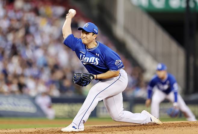 29일 SSG와 원정에 선발 등판하는 삼성 최원태. 연합뉴스