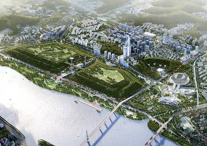 상암동 전체 조감도. 서울시 제공