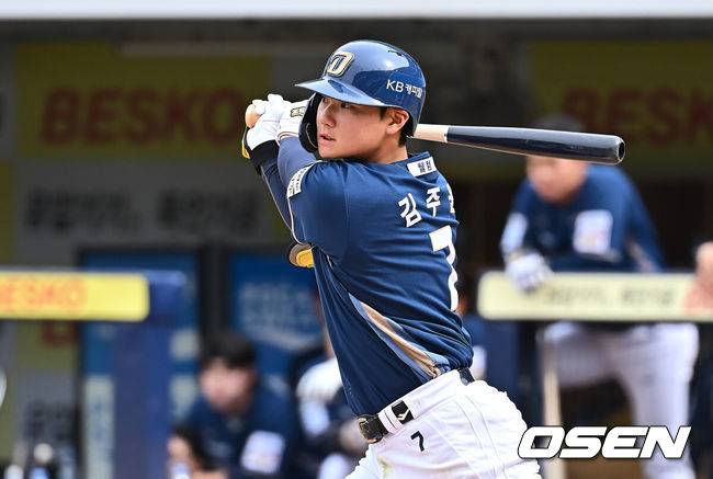 [OSEN=대구, 이석우 기자] NC 다이노스 김주원 154 2025.04.27 / foto0307@osen.co.kr