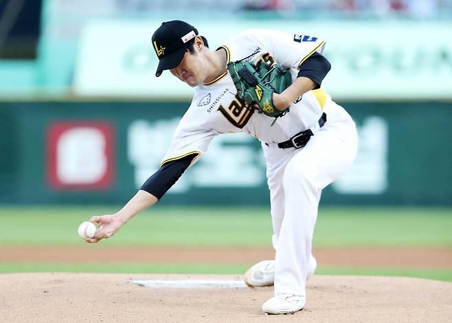 ▲ LG를 상대로 좋은 기억이 많은 박종훈은 LG와 주말 3연전 마지막 경기에 등판할 예정이다 ⓒSSG랜더스