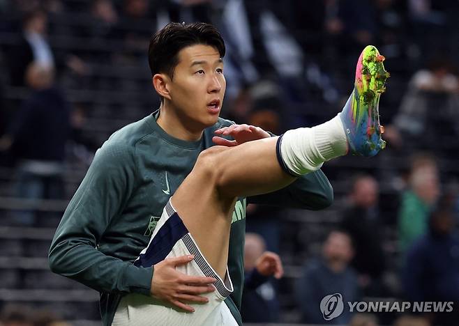 부상으로 결장이 이어지고 있는 토트넘의 손흥민 [로이터=연합뉴스 자료사진]