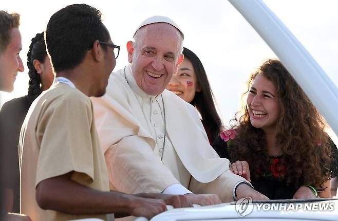 교황 프란치스코 [EPA 연합뉴스 자료사진. 재판매 및 DB 금지]