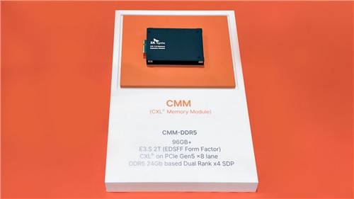 'CXL DEVCON 2024'에 전시된 SK하이닉스 CXL 메모리 모듈 [SK하이닉스 뉴스룸 제공. 재판매 및 DB 금지]