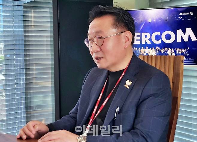 최태영 인터컴 대표는 ‘2025 APEC(아시아태평양경제협력체) 정상회의’ 총괄 PCO로 선정된 비결로 15년째 20여개 분야별 협력사와 함께 운영 중인 ‘다자간 정상회의 전담 클러스터’를 꼽았다.