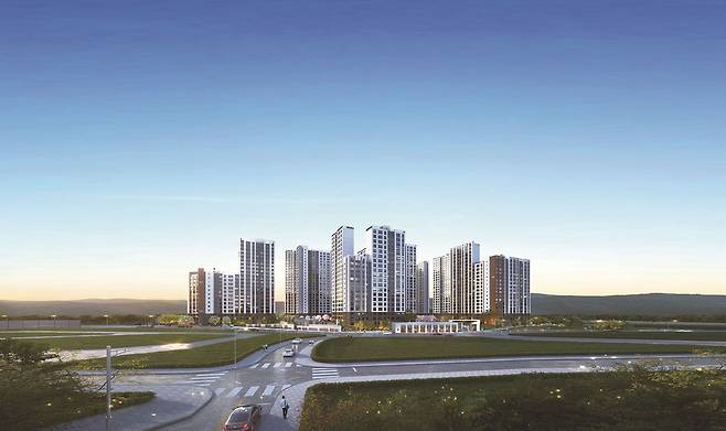 제일건설 제일풍경채 의왕고천 투시도.(제일건설 제공)