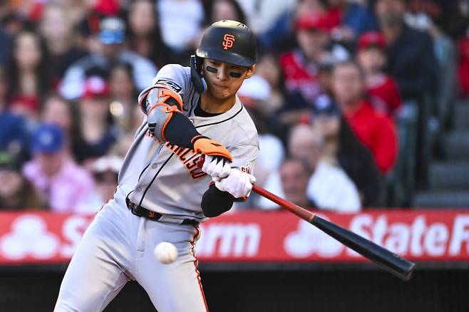 샌프란시스코 자이언츠 이정후가 6경기 연속 안타 행진을 이어갔다. Imagn Images연합뉴스