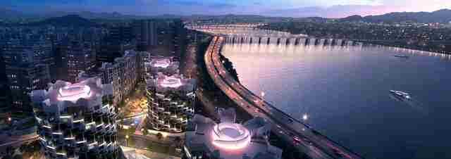 삼성물산은 올해 한남4구역 재개발, 신반포4차 재건축, 장위8구역 재개발 등 대형 프로젝트 시공권을 잇달아 확보했다. 사진은 한남4구역 재개발을 통해 지어질 '래미안 글로우 힐즈 한남' 조감도. /삼성물산