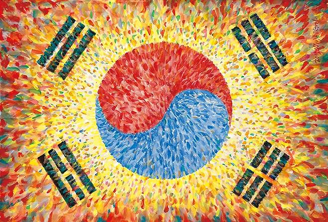 ▲ 작품 <나라사랑>(2015)