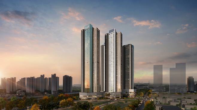 ‘평택 더 플래티넘 스카이 헤론’ 투시도