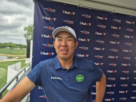 인터뷰하는 안병훈. 사진[연합뉴스]