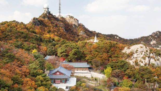 학바위능선 코스 구역 / 사진=서울관광재단 서울 등산관광 안내서 캡쳐
