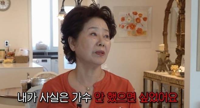 선우용여가 딸의 가수 데뷔 과정을 이야기하며 근황을 전했다. 유튜브 채널 '순풍 선우용여 캡처