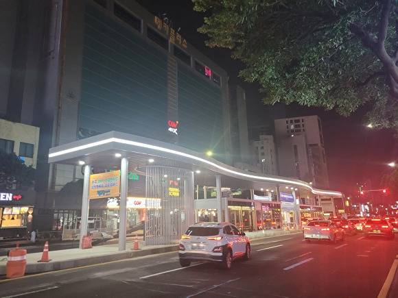 BRT 섬식정류장 ⓒ제주도 제공