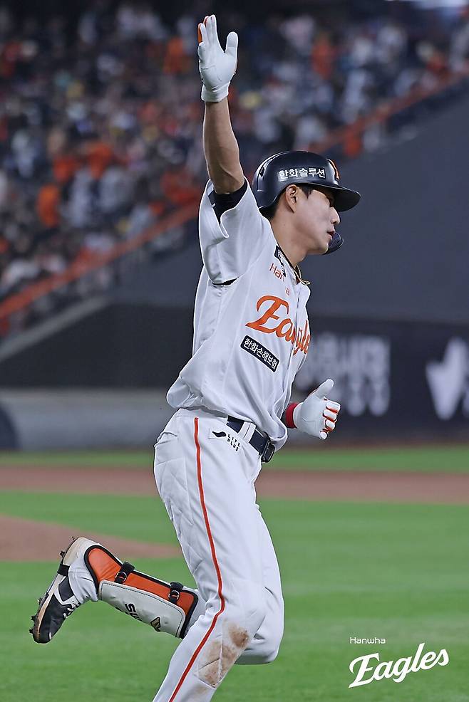 ▲ 한화 심우준 역전 솔로홈런 ⓒ한화 이글스