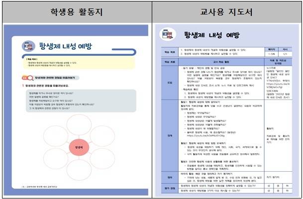 고등학생용 항생제 내성 교육자료집 시안 [질병관리청 제공]