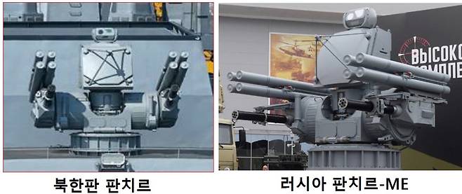 북한 복합방공무기체계와 러시아 판치르 [국민의힘 유용원 의원 제공, 재판매 및 DB 금지]