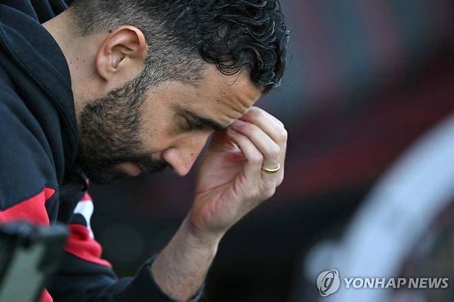 위기의 남자 아모링 [AFP=연합뉴스]