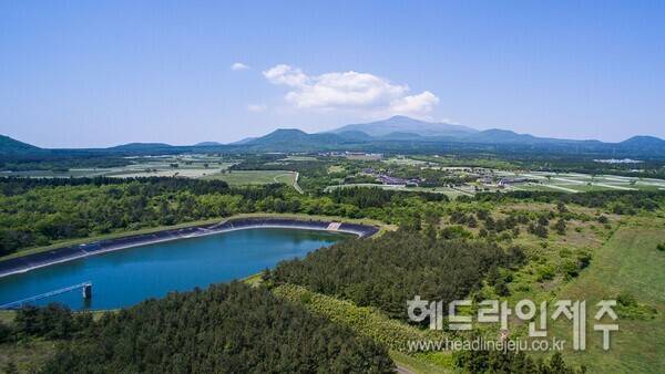 한진그룹 제동목장 저수지 전경. (사진=한국공항㈜)
