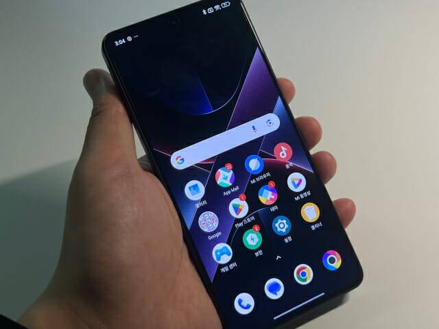 샤오미 포코 X7 프로 (사진=지디넷코리아 신영빈 기자)