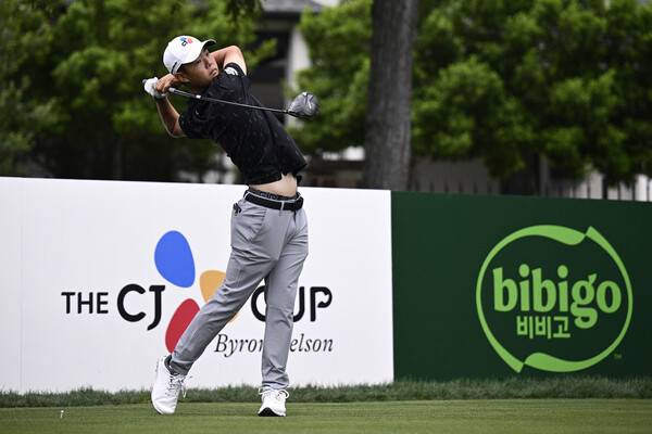 PGA 정규 투어 더 CJ컵 바이런 넬슨 대회 전 프로암에 참가한 크리스 김. CJ그룹 제공