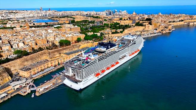 HD투어존의 지중해 운항 MSC 월드 유로파 선박/사진제공=CJ온스타일