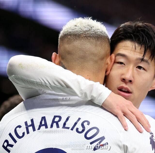 히샬리송과 손흥민/게티이미지코리아