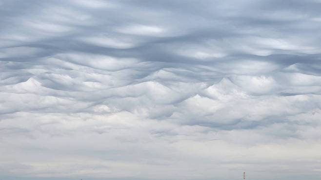 거친물결구름 [연합뉴스TV 최성민 기자 촬영]